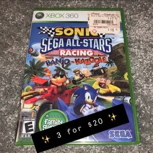 Sonic & Sega All-Stars Racing for Xbox 360